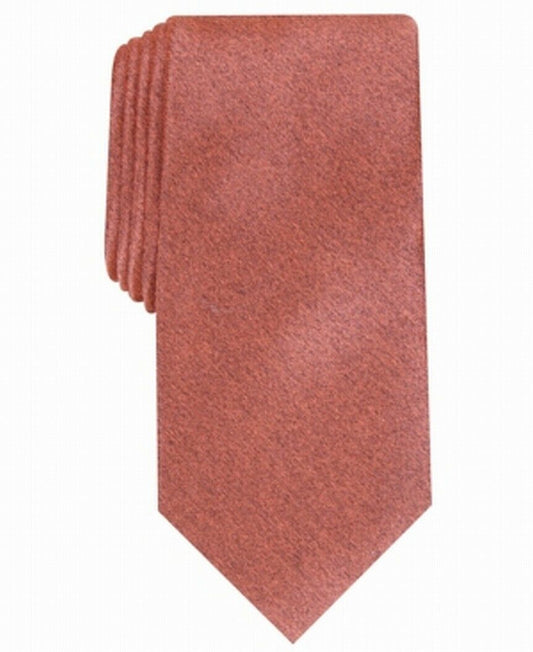 Perry Ellis Men's Vandorn Metallic Solid Tie Orange Size Regular
